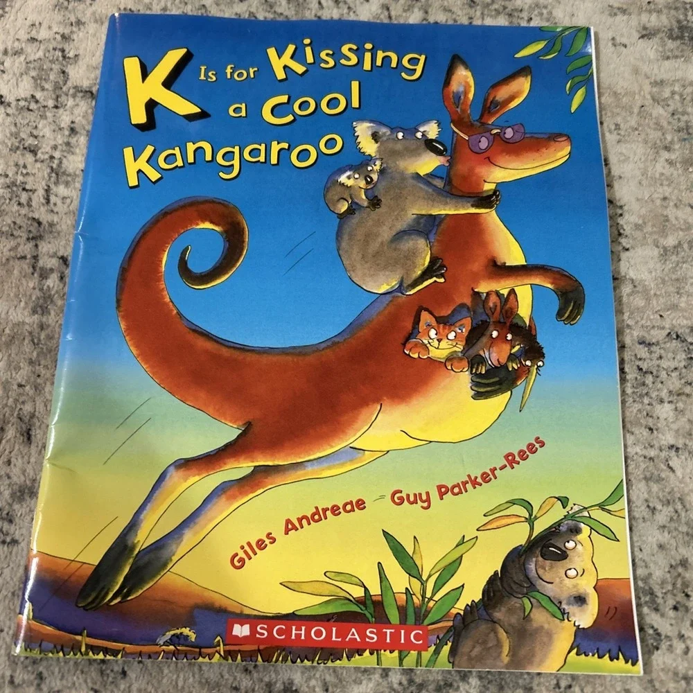 K Is for Kissing a Cool Kangaroo Paperback Giles Andreae Children's Audio Tape